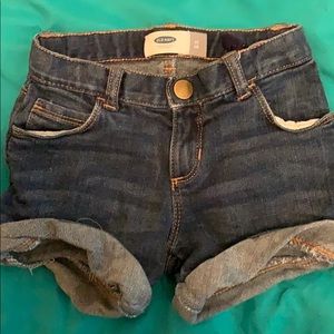 Old navy toddler girl jean shorts